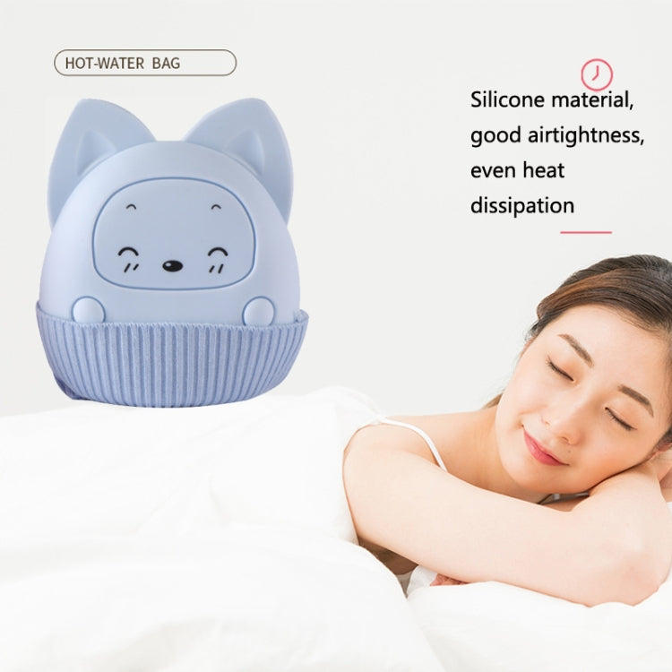 Winter Silicone Hand Warmer Cartoon Cute Water Injection Warm Water Bag, Colour: Light Blue Beaver - Hot Water Bags by PMC TechLife | Online Shopping South Africa | PMC TechLife | Buy Now Pay Later Mobicred