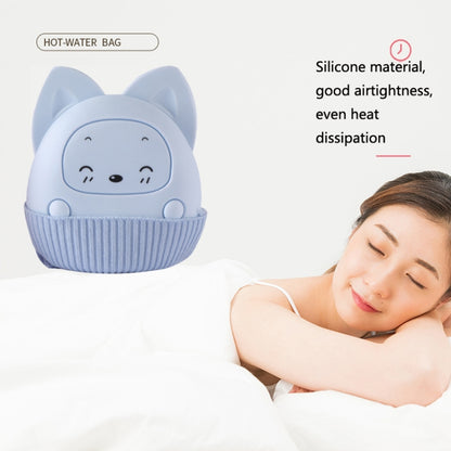 Winter Silicone Hand Warmer Cartoon Cute Water Injection Warm Water Bag, Colour: Light Blue Beaver - Hot Water Bags by PMC Jewellery | Online Shopping South Africa | PMC Jewellery | Buy Now Pay Later Mobicred