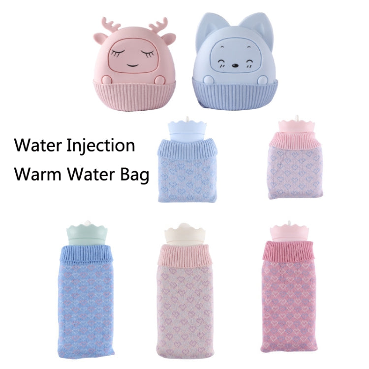 Winter Silicone Hand Warmer Cartoon Cute Water Injection Warm Water Bag, Colour: Pink Deer - Hot Water Bags by PMC TechLife | Online Shopping South Africa | PMC TechLife | Buy Now Pay Later Mobicred