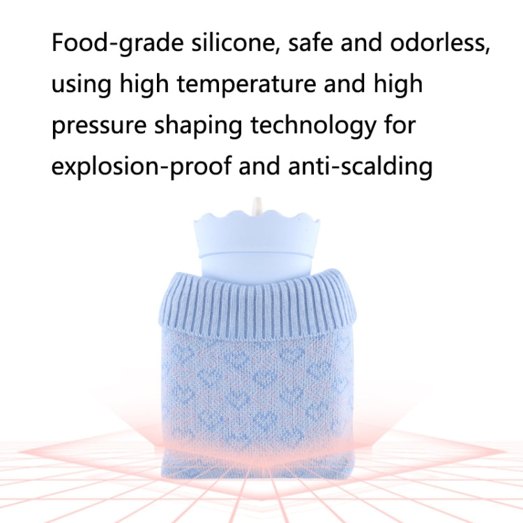 Winter Silicone Hand Warmer Cartoon Cute Water Injection Warm Water Bag, Colour: Beige Love - Hot Water Bags by PMC TechLife | Online Shopping South Africa | PMC TechLife | Buy Now Pay Later Mobicred