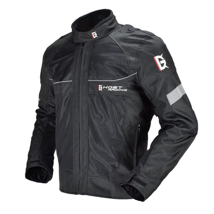 GHOST RACING GR-Y05 Motorcycle Cycling Cloth Men Knight Racing Jacket Keep Warm Anti-Fall Locomotive Off-Road Suit, Size: M(Black) - Protective Gear by GHOST RACING | Online Shopping South Africa | PMC Jewellery | Buy Now Pay Later Mobicred
