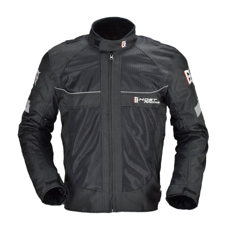 GHOST RACING GR-Y05 Motorcycle Cycling Cloth Men Knight Racing Jacket Keep Warm Anti-Fall Locomotive Off-Road Suit, Size: XL(Black) - Protective Gear by GHOST RACING | Online Shopping South Africa | PMC Jewellery | Buy Now Pay Later Mobicred