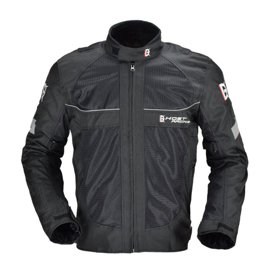 GHOST RACING GR-Y05 Motorcycle Cycling Cloth Men Knight Racing Jacket Keep Warm Anti-Fall Locomotive Off-Road Suit, Size: XXXL(Black) - Protective Gear by GHOST RACING | Online Shopping South Africa | PMC Jewellery | Buy Now Pay Later Mobicred