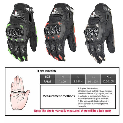 GHOST RACING GR-ST04 Motorcycle Gloves Anti-Fall Full Finger Riding Touch Gloves, Size: M(Red) - Locomotive Gloves by GHOST RACING | Online Shopping South Africa | PMC Jewellery | Buy Now Pay Later Mobicred