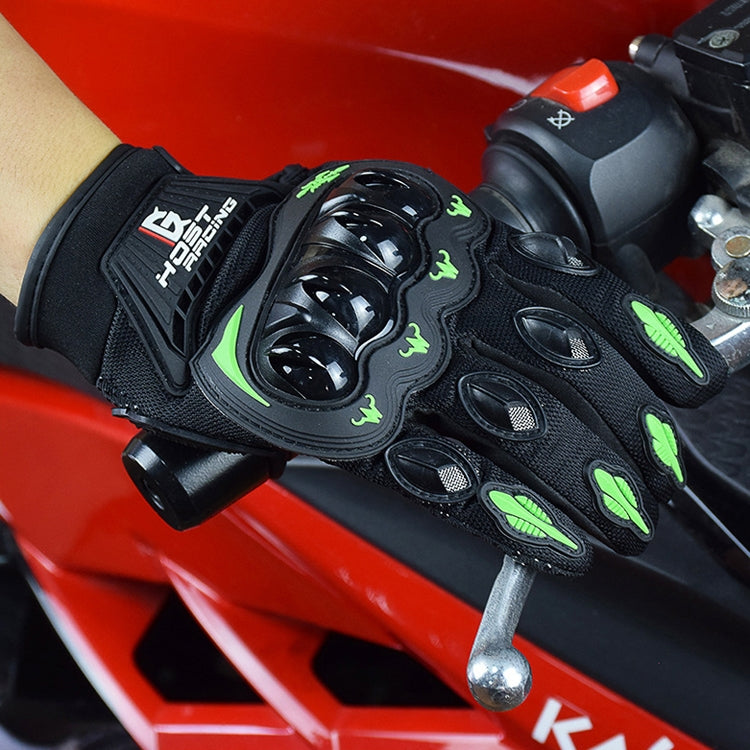 GHOST RACING GR-ST04 Motorcycle Gloves Anti-Fall Full Finger Riding Touch Gloves, Size: XXL(Green) - free shipping - PMC TechLife - Order now!