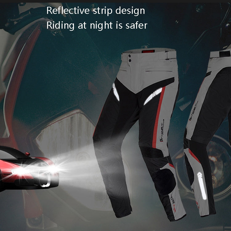 GHOST RACING GR-K06 Motorcycle Riding Trousers Racing Motorcycle Anti-Fall Windproof Keep Warm Pants, Size: L(Grey) - Protective Gear by GHOST RACING | Online Shopping South Africa | PMC Jewellery | Buy Now Pay Later Mobicred