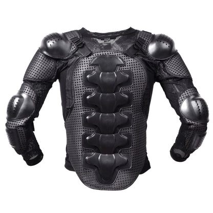 GHOST RACING F060 Motorcycle Armor Suit Riding Protective Gear Chest Protector Elbow Pad Fall Protection Suit, Size: XL(Black) - Protective Gear by GHOST RACING | Online Shopping South Africa | PMC Jewellery | Buy Now Pay Later Mobicred