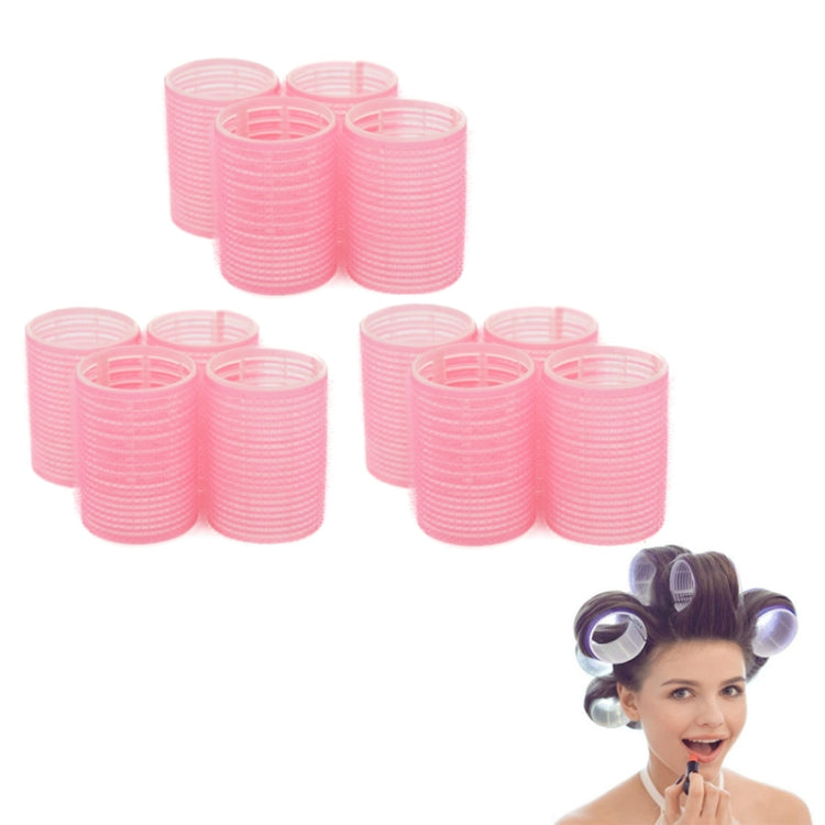 12 PCS/Set Self-Adhesive Curling Iron Hair Core Fluffy Hairdressing Tool���Random Colour Delivery, Specification: 63x44mm - free shipping - PMC TechLife - Order now!