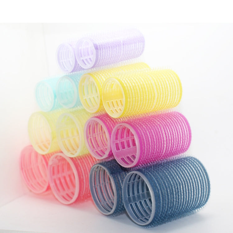 12 PCS/Set Self-Adhesive Curling Iron Hair Core Fluffy Hairdressing Tool���Random Colour Delivery, Specification: 63x28mm - free shipping - PMC TechLife - Order now!