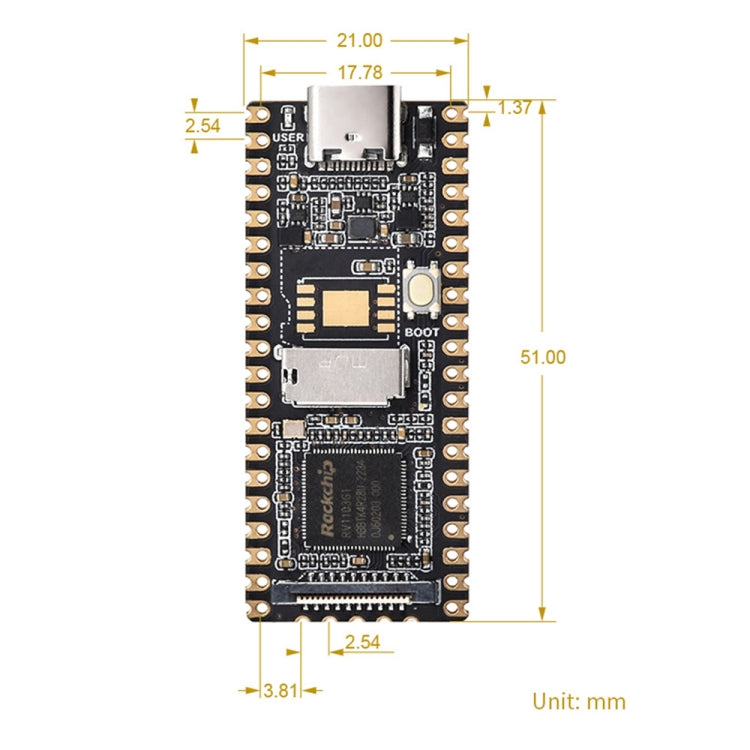 Waveshare LuckFox Pico RV1103 Linux Micro Development Board with Header - Boards & Shields by Waveshare | Online Shopping South Africa | PMC Jewellery | Buy Now Pay Later Mobicred