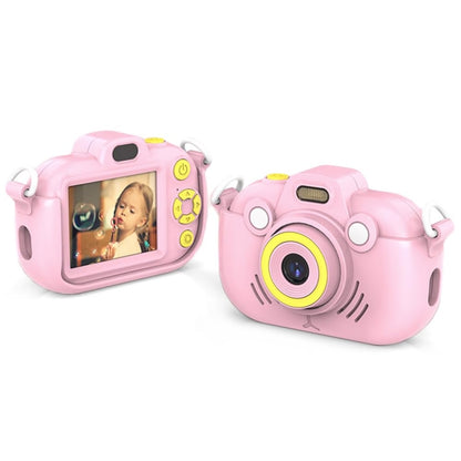 DC502 2.4-Inch 16X Zoom 2.7K Video Recording Children Digital Camera, Color: Pink No Card(EU Plug) - Children Cameras by PMC Jewellery | Online Shopping South Africa | PMC Jewellery | Buy Now Pay Later Mobicred