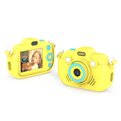 DC502 2.4-Inch 16X Zoom 2.7K Video Recording Children Digital Camera, Color: Yellow No Card(UK Plug) - Children Cameras by PMC Jewellery | Online Shopping South Africa | PMC Jewellery | Buy Now Pay Later Mobicred