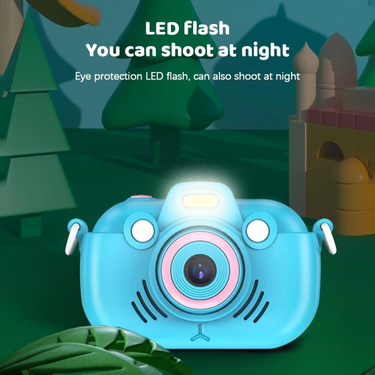 DC502 2.4-Inch 16X Zoom 2.7K Video Recording Children Digital Camera, Color: Blue No Card(US Plug) - free shipping - PMC Jewellery - Order now!
