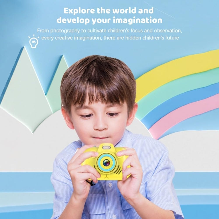 DC502 2.4-Inch 16X Zoom 2.7K Video Recording Children Digital Camera, Color: Blue No Card(US Plug) - free shipping - PMC Jewellery - Order now!