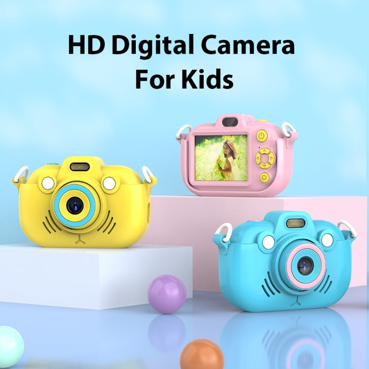 DC502 2.4-Inch 16X Zoom 2.7K Video Recording Children Digital Camera, Color: Pink + 32G(UK Plug) - Children Cameras by PMC TechLife | Online Shopping South Africa | PMC TechLife | Buy Now Pay Later Mobicred