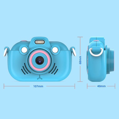 DC502 2.4-Inch 16X Zoom 2.7K Video Recording Children Digital Camera, Color: Blue No Card(UK Plug) - Children Cameras by PMC Jewellery | Online Shopping South Africa | PMC Jewellery | Buy Now Pay Later Mobicred