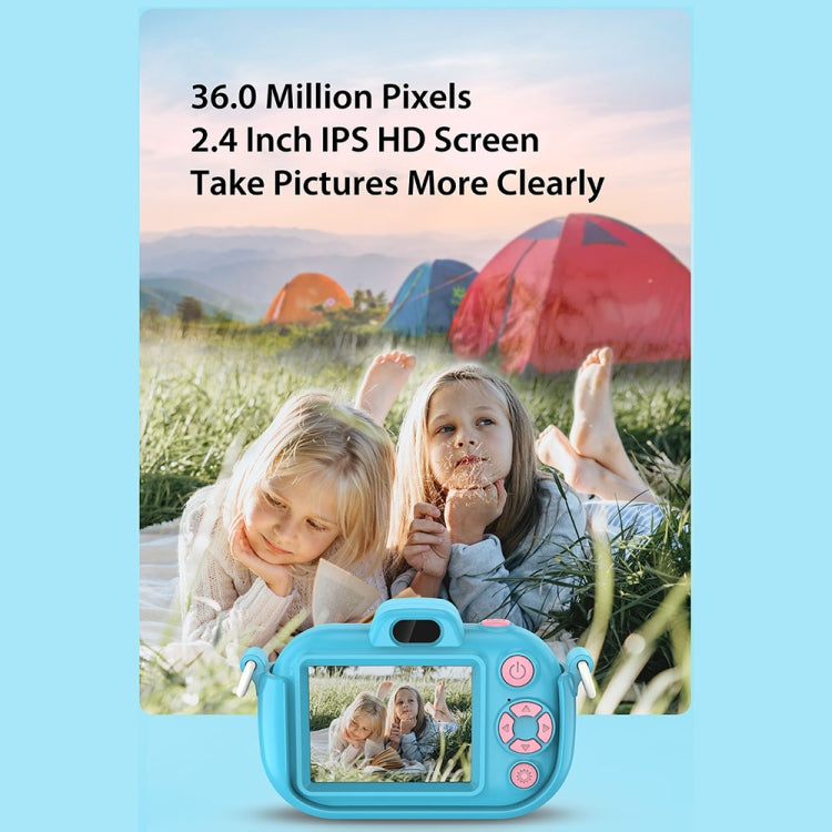 DC502 2.4-Inch 16X Zoom 2.7K Video Recording Children Digital Camera, Color: Pink + 32G(UK Plug) - Children Cameras by PMC TechLife | Online Shopping South Africa | PMC TechLife | Buy Now Pay Later Mobicred