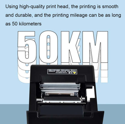 Xprinter XP-Q90EC 58mm Portable Express List Receipt Thermal Printer, Style:USB Port(UK Plug) - Printer by Xprinter | Online Shopping South Africa | PMC Jewellery | Buy Now Pay Later Mobicred