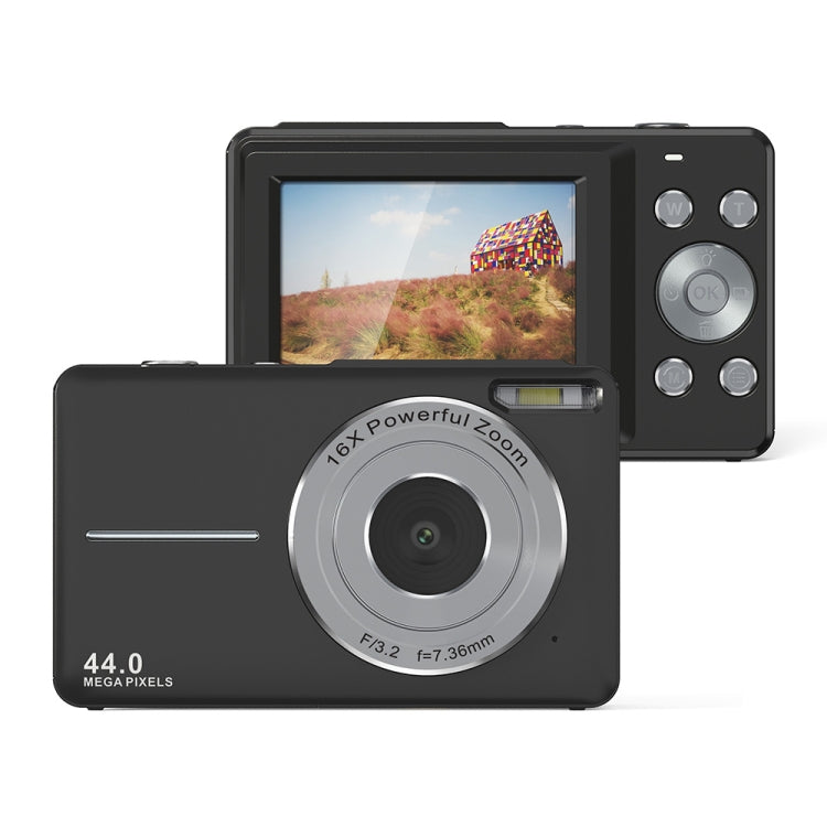 DC403L-AF 2.4-Inch 16X Zoom HD Digital Camera Mini Children Photography Camera UK Plug(Black) - Children Cameras by PMC TechLife | Online Shopping South Africa | PMC TechLife | Buy Now Pay Later Mobicred