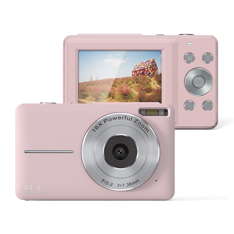 DC403L-AF 2.4-Inch 16X Zoom HD Digital Camera Mini Children Photography Camera EU Plug(Pink) - Children Cameras by PMC TechLife | Online Shopping South Africa | PMC TechLife | Buy Now Pay Later Mobicred