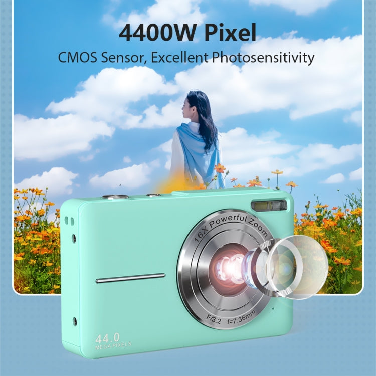 DC403L-AF 2.4-Inch 16X Zoom HD Digital Camera Mini Children Photography Camera AU Plug(Pink) - Children Cameras by PMC TechLife | Online Shopping South Africa | PMC TechLife | Buy Now Pay Later Mobicred