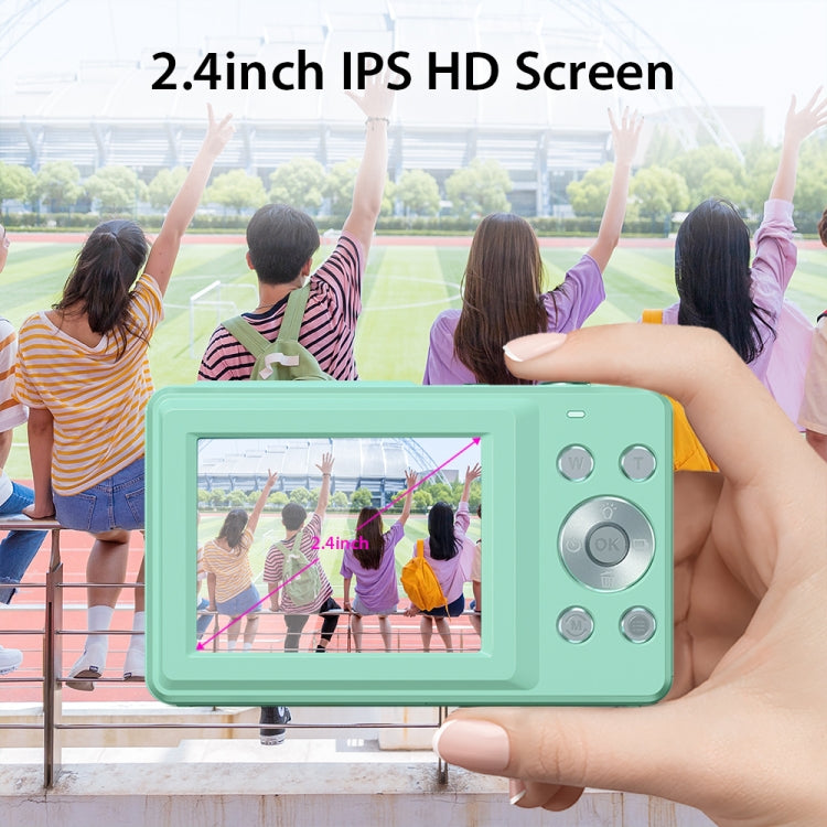 DC403L-AF 2.4-Inch 16X Zoom HD Digital Camera Mini Children Photography Camera US Plug(Green) - free shipping - PMC TechLife - Order now!