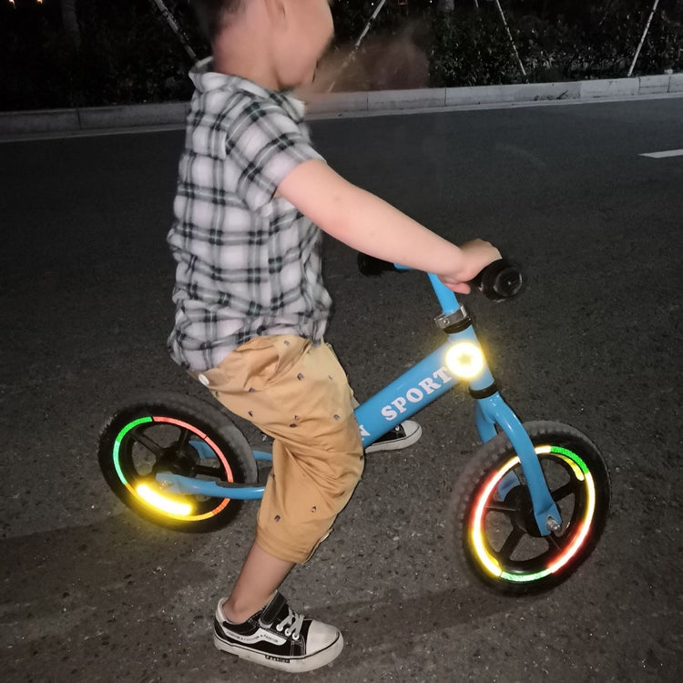 Jg-Phc-12 Children Bicycle Scooter Reflective Sticker Night Warning Riding Contour Sticker(Fluorescence Yellow) - Decorative Accessories by PMC TechLife | Online Shopping South Africa | PMC TechLife | Buy Now Pay Later Mobicred