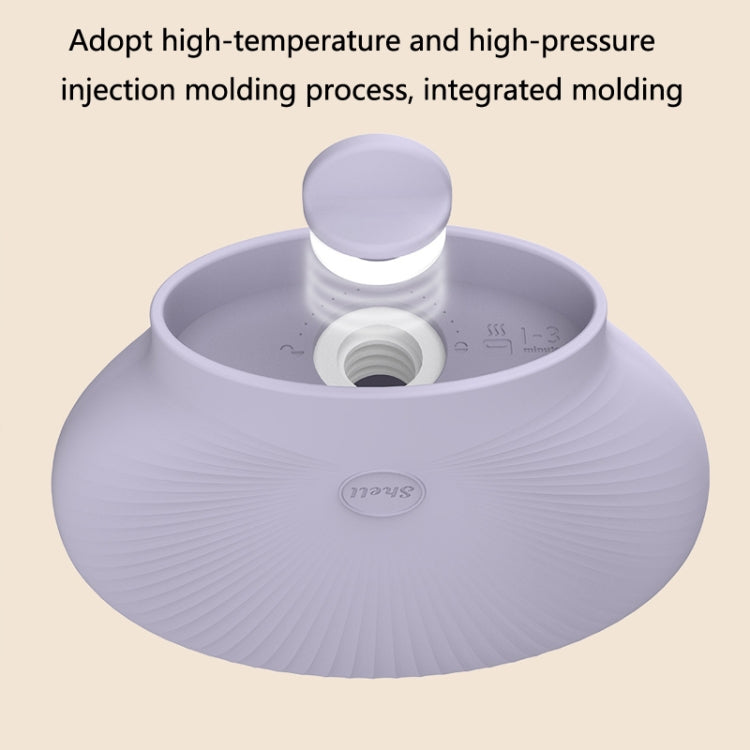 Shell Cartoon Silicone Water Injection Warm Water Bag Hand Warmer(Purple) - Hot Water Bags by PMC TechLife | Online Shopping South Africa | PMC TechLife | Buy Now Pay Later Mobicred