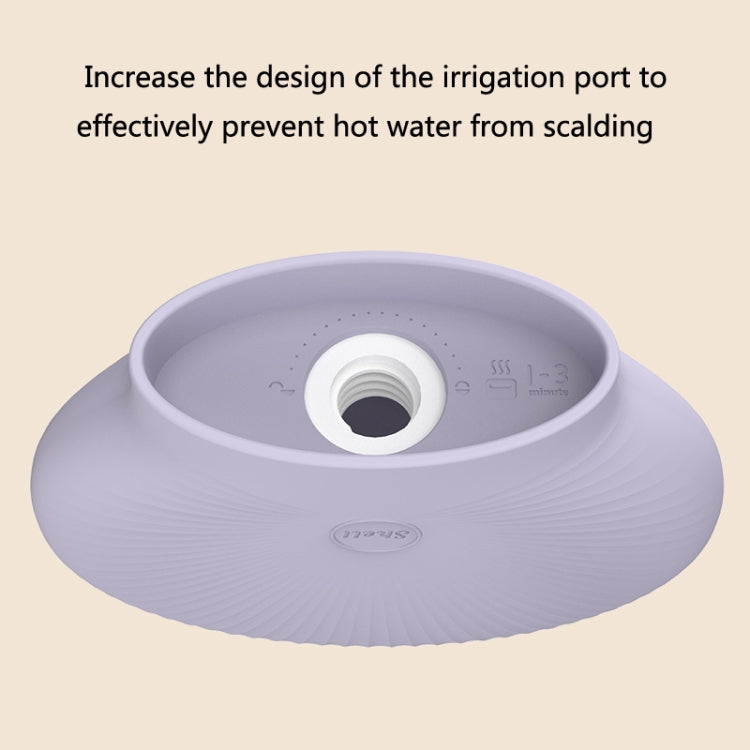 Shell Cartoon Silicone Water Injection Warm Water Bag Hand Warmer(Purple) - Hot Water Bags by PMC TechLife | Online Shopping South Africa | PMC TechLife | Buy Now Pay Later Mobicred
