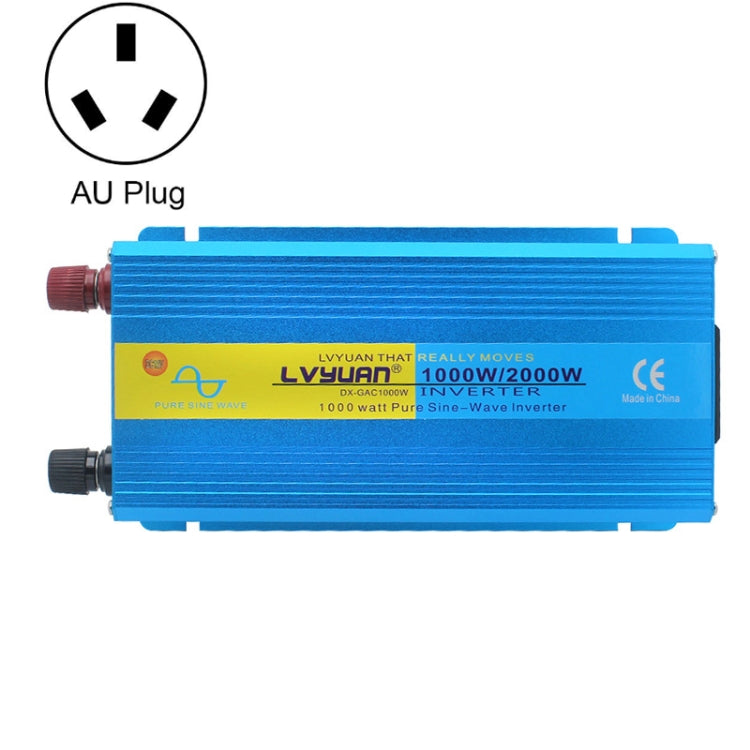 LVYUAN  2000W Car Home Pure Sine Wave Solar Inverter, Specification: 12V To 220V AU Plug - Pure Sine Wave by PMC TechLife | Online Shopping South Africa | PMC TechLife | Buy Now Pay Later Mobicred