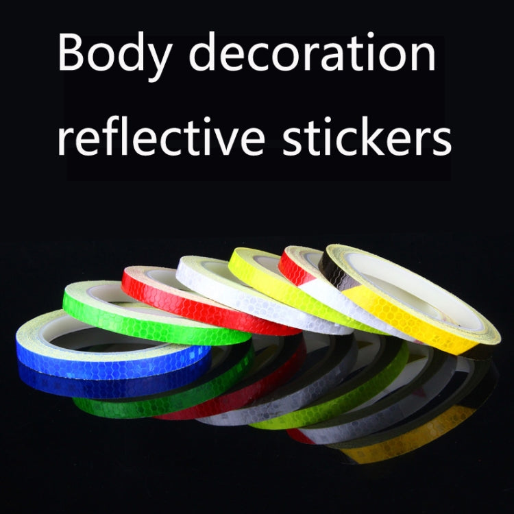 Bicycle Mountain Bike Motorcycle Sticker Car Contour Reflective Sticker Night Riding Reflective Sticker, Size: 2 x 800cm(Yellow) - Decorative Accessories by PMC TechLife | Online Shopping South Africa | PMC TechLife | Buy Now Pay Later Mobicred