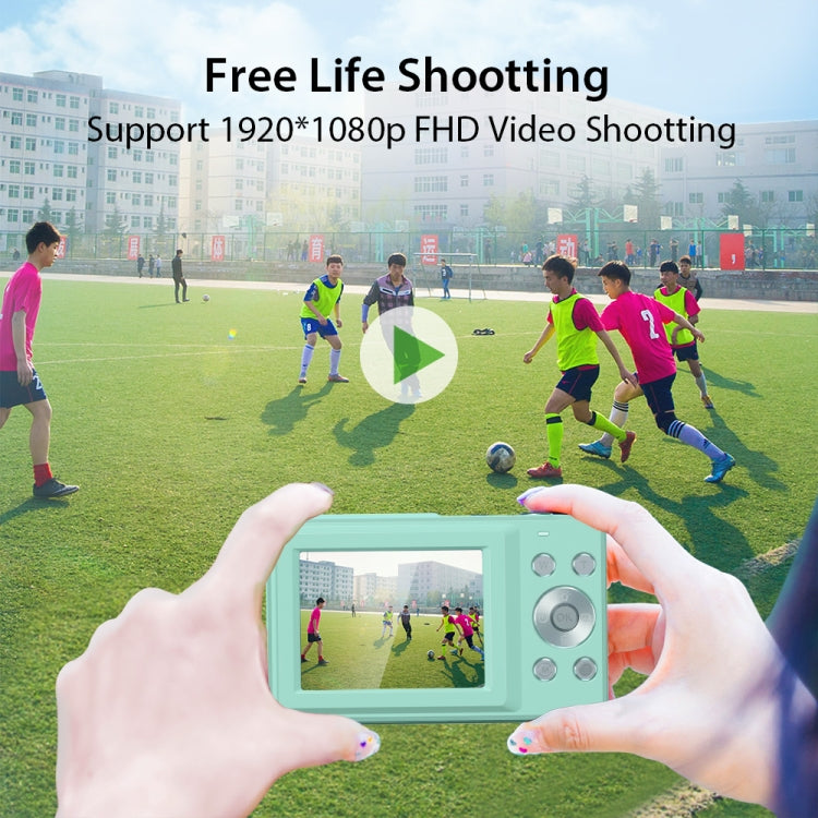 DC403L-AF 2.4-Inch 16X Zoom HD Digital Camera Mini Children Photography Camera EU Plug(Green+32G) - Children Cameras by PMC TechLife | Online Shopping South Africa | PMC TechLife | Buy Now Pay Later Mobicred