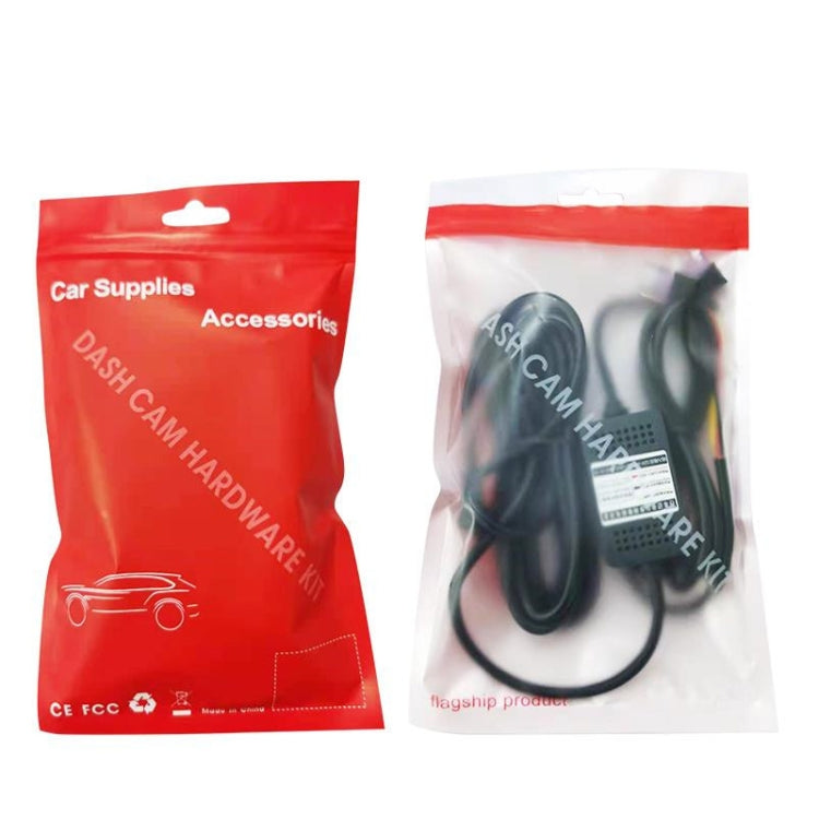 H516 Recording Step-down Line Shrinkage Video Car Charger Line Parking Monitoring Three-Core Power Cord, Model: With Fuse(Micro Straight) - Cables & Connectors by PMC TechLife | Online Shopping South Africa | PMC TechLife | Buy Now Pay Later Mobicred