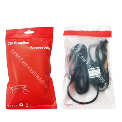 H516 Recording Step-down Line Shrinkage Video Car Charger Line Parking Monitoring Three-Core Power Cord, Model: With Fuse(Micro Right Elbow) - Cables & Connectors by PMC Jewellery | Online Shopping South Africa | PMC Jewellery | Buy Now Pay Later Mobicred