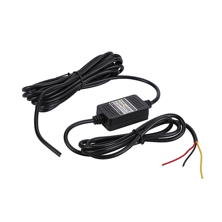 H516 Recording Step-down Line Shrinkage Video Car Charger Line Parking Monitoring Three-Core Power Cord, Model: Without Fuse(Micro Left Elbow) - Cables & Connectors by PMC TechLife | Online Shopping South Africa | PMC TechLife | Buy Now Pay Later Mobicred