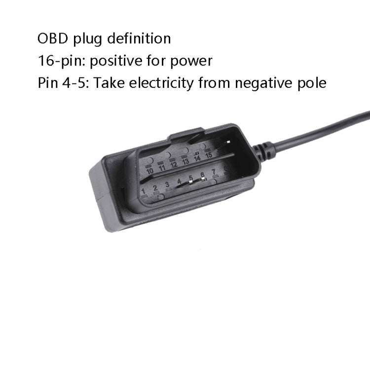 H508 OBD Car Charger Driving Recorder Power Cord 12/24V To 5V With Switch Low Pressure Protection Line, Specification: Micro Right Elbow - Cables & Connectors by PMC Jewellery | Online Shopping South Africa | PMC Jewellery | Buy Now Pay Later Mobicred