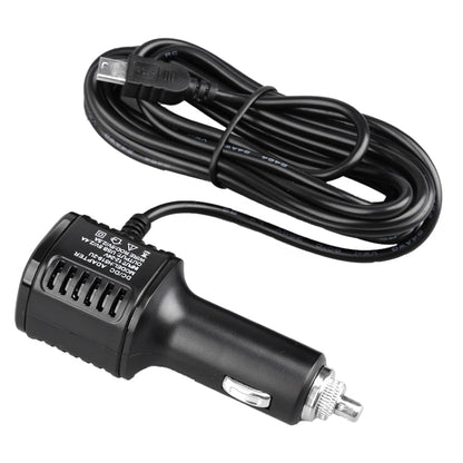 H519 Car Charger Driving Recorder Power Cord Dual USB With Display Charging Line, Specification: Mini Left Elbow - Cigar Socket by PMC Jewellery | Online Shopping South Africa | PMC Jewellery | Buy Now Pay Later Mobicred