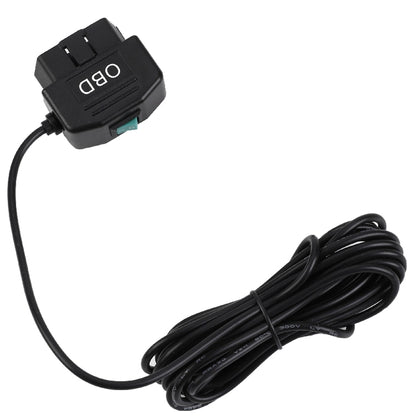 H507 Driving Recorder OBD Step-down Line Car ACC Three-Core Power Cord 12/24V To 5V 3A Low Pressure Protection Line, Specification: Micro Left Elbow - Cables & Connectors by PMC Jewellery | Online Shopping South Africa | PMC Jewellery | Buy Now Pay Later Mobicred