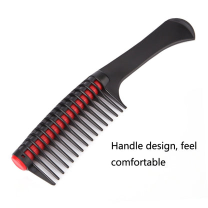 2 PCS 0089 Hair Salon Dyeing Hair Styling Brush Rolling Heart Smooth Hair Comb Brushing Hairdressing Tools(Black) - Combs by PMC Jewellery | Online Shopping South Africa | PMC Jewellery | Buy Now Pay Later Mobicred