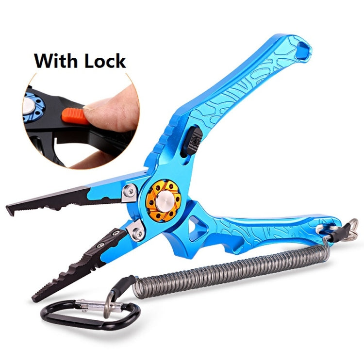 Multifunctional Open-Loop Lead-Pressing Fishing Pliers With Lock(Red) - free shipping - PMc TechLife - Order now!