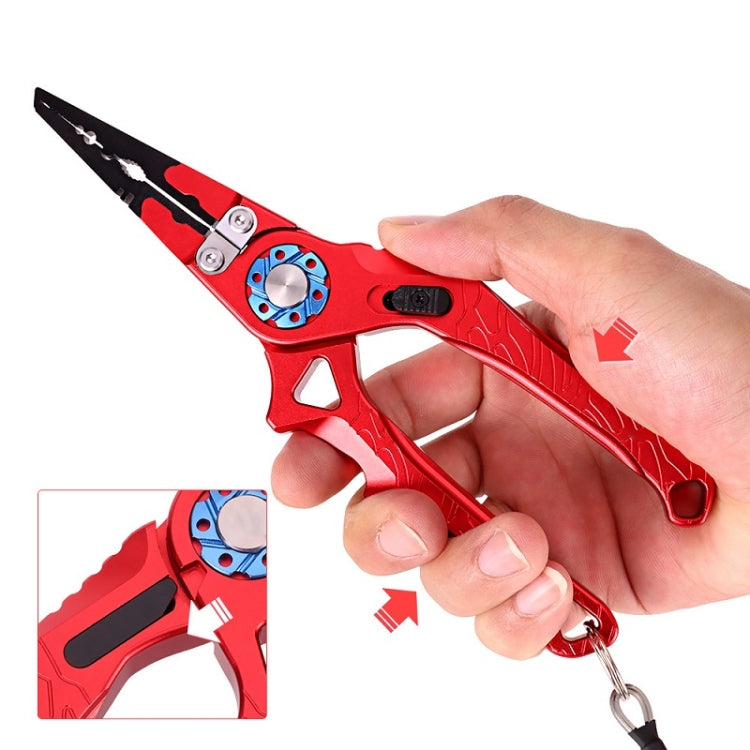 Multifunctional Open-Loop Lead-Pressing Fishing Pliers With Lock(Black) - Fish Gripper & Pliers by PMc TechLife | Online Shopping South Africa | PMc TechLife | Buy Now Pay Later Mobicred