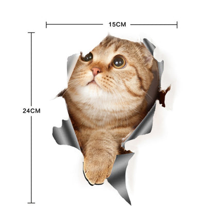 Style 2 Small 3D Stereo Cat Car Sticker Car Body Scratches And Occlusion Stickers - 3D Creative Stickers by PMC Jewellery | Online Shopping South Africa | PMC Jewellery