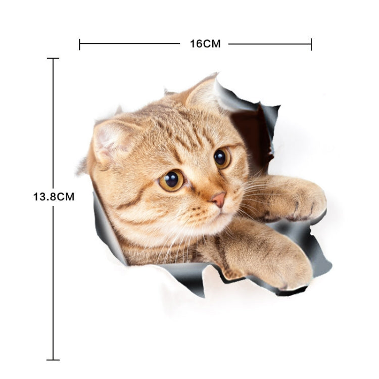 Style 3 Small 3D Stereo Cat Car Sticker Car Body Scratches And Occlusion Stickers - 3D Creative Stickers by PMC Jewellery | Online Shopping South Africa | PMC Jewellery