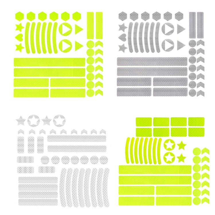 Motorcycle Bicycle broach Reflective Sticker Children Balance Scooter Luminous Sticker(Five-angle Star White) - Decorative Accessories by PMC TechLife | Online Shopping South Africa | PMC TechLife | Buy Now Pay Later Mobicred