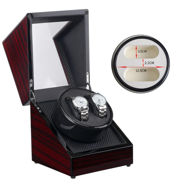 Ebony Lacquer Single-Head 2-Position Watch Box Rotating Winding Watch Shaker Motor Box,US Plug(W113RT) - free shipping - PMC TechLife - Order now!