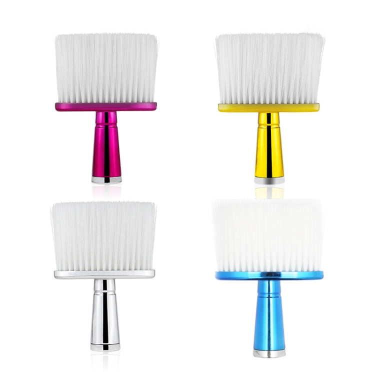 P6424 Hairdresser Sweeping Hair Brushes Hairdressing Nylon Soft Cleaning Brushes Home Hair Salons Shaving Broken Hair Brushes(Silver) - free shipping - PMC TechLife - Order now!