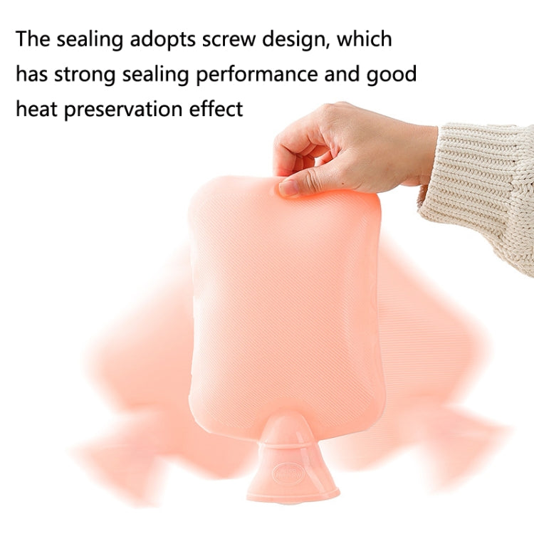 Hot Compress Stomach Hot Water Bottle Flannel Cover Cartoon Hand Warmer(Brown) - Hot Water Bags by PMC TechLife | Online Shopping South Africa | PMC TechLife | Buy Now Pay Later Mobicred
