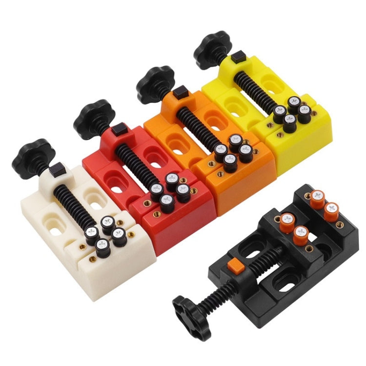 Eight-Hole Mini Flat Bench Vise Bodhi Beads Walnut Fixture(Red) - Others by PMc TechLife | Online Shopping South Africa | PMc TechLife | Buy Now Pay Later Mobicred