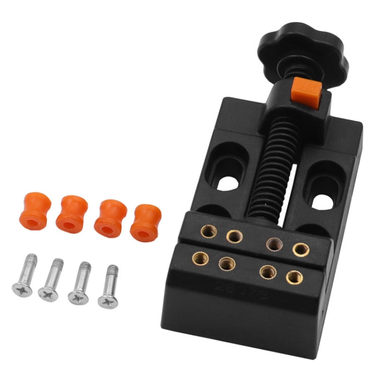 Eight-Hole Mini Flat Bench Vise Bodhi Beads Walnut Fixture(White) - free shipping - PMc TechLife - Order now!