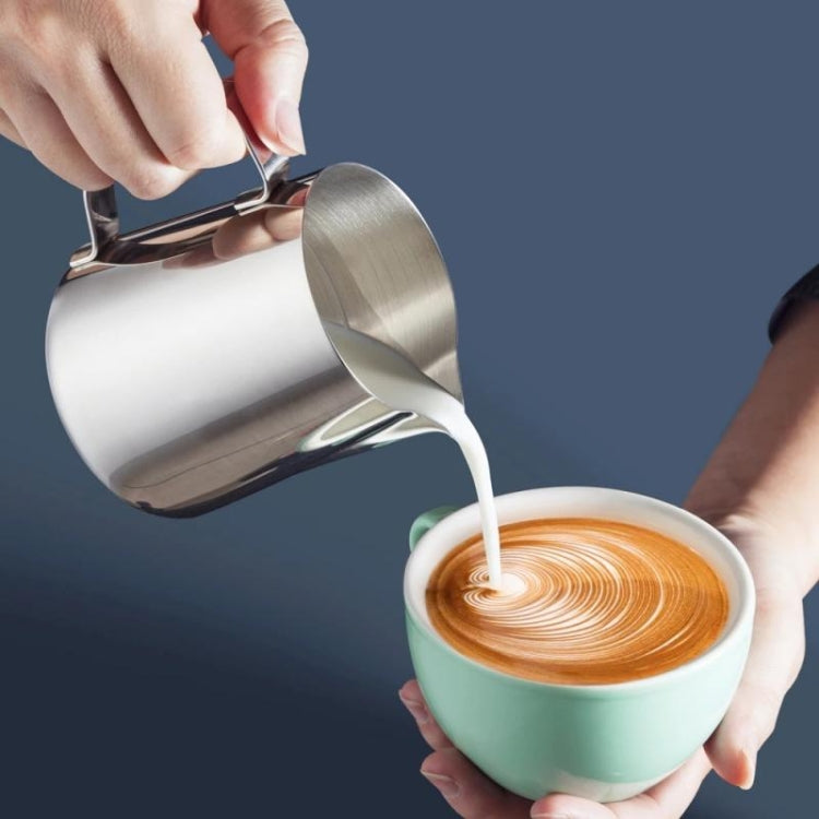 600ml  Inner Scale Pull Flower Cup Stainless Steel Milk Foam Cup Coffee Utensils - free shipping - PMC TechLife - Order now!